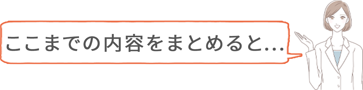 ここまでの内容をまとめると...